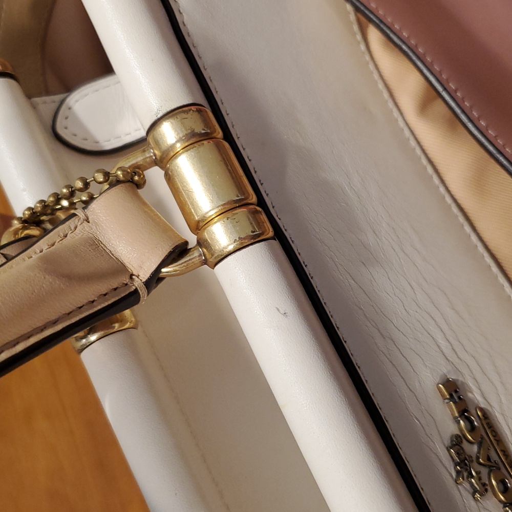 Coach Grace Colorblock Satchel - Picture 11 of 16